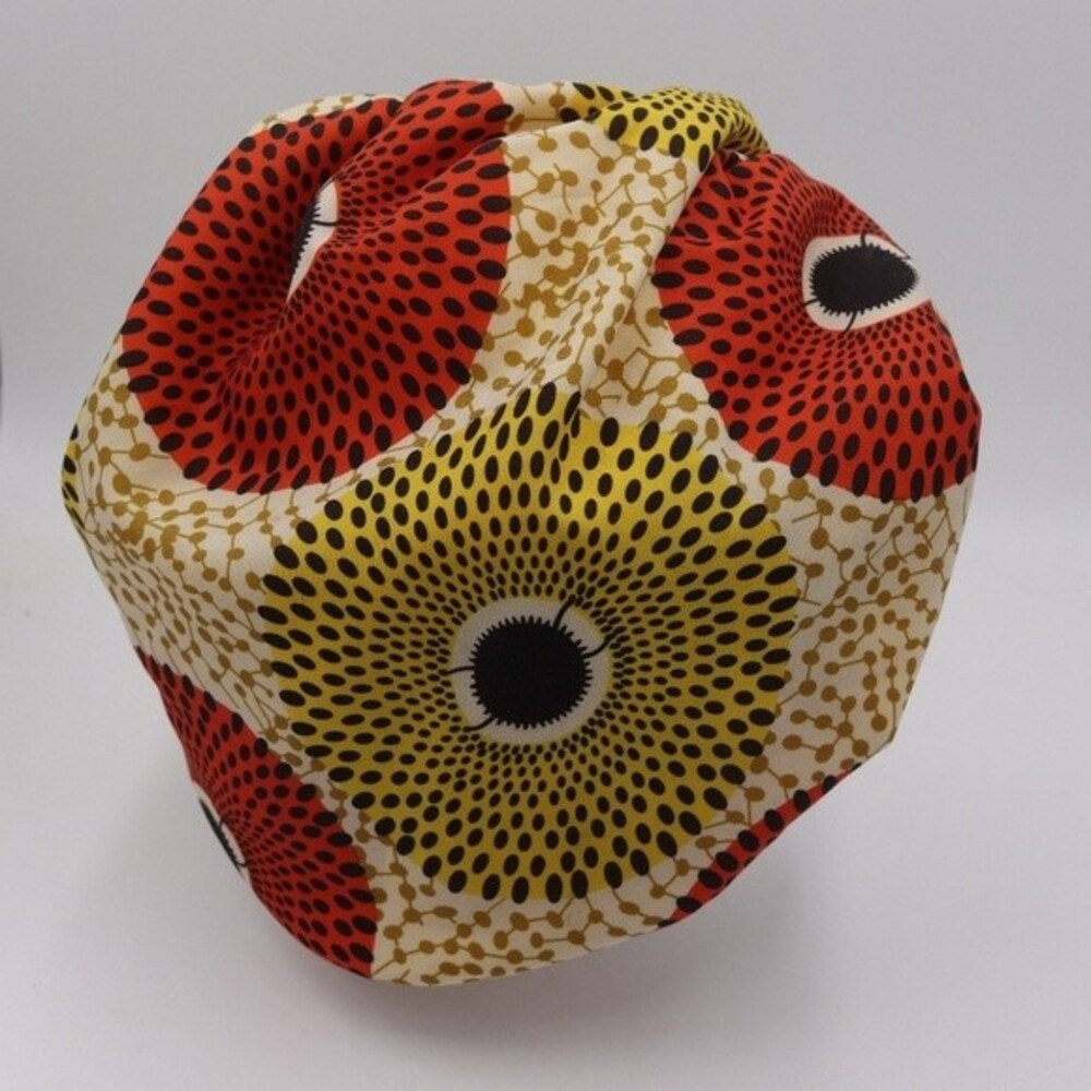 Vintage Slouchy Funky Retro Print Beret Hat - Picture 4 of 8